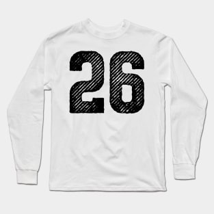 Rough Number 26 Long Sleeve T-Shirt